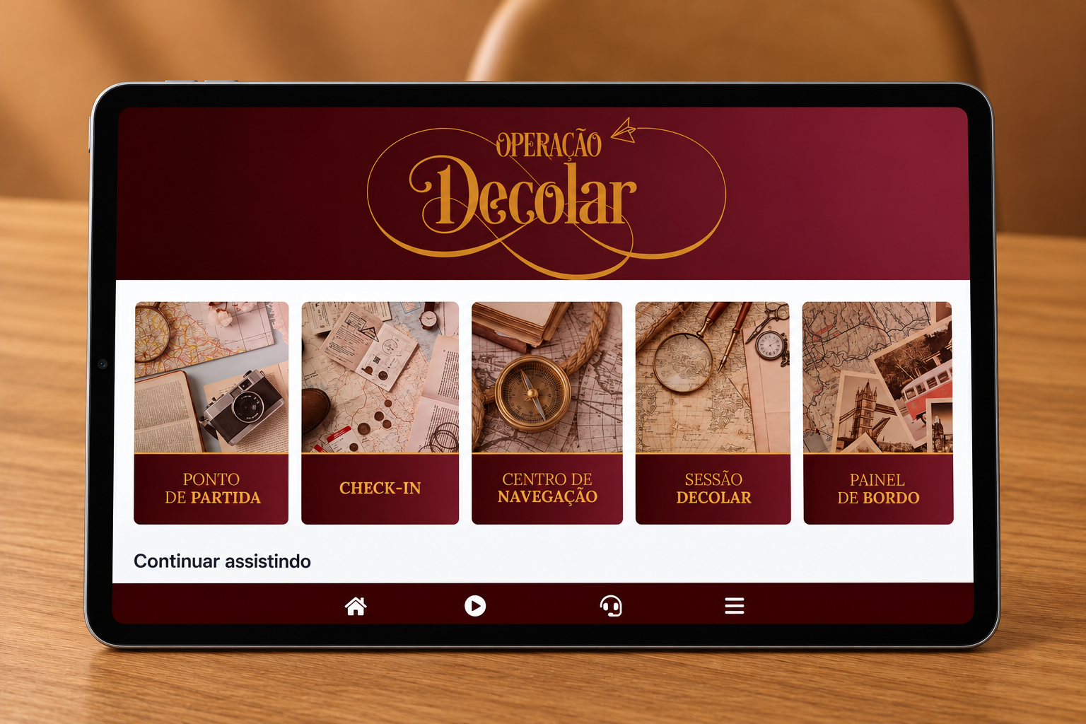 Área de membros na Kiwify: Ponto de Partida, Check-in, Centro de Navegação, Sessão Decolar e Painel de Bordo
